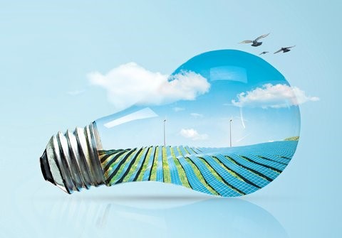 Large solar power facility